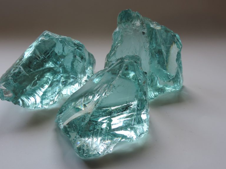 bryly szklane turkusowe